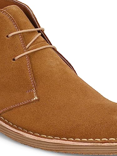 Image of Harrytech London Men's Lace up Casual Italian Real Suede REAL LEATHER Ankle Chukka Boot for Men