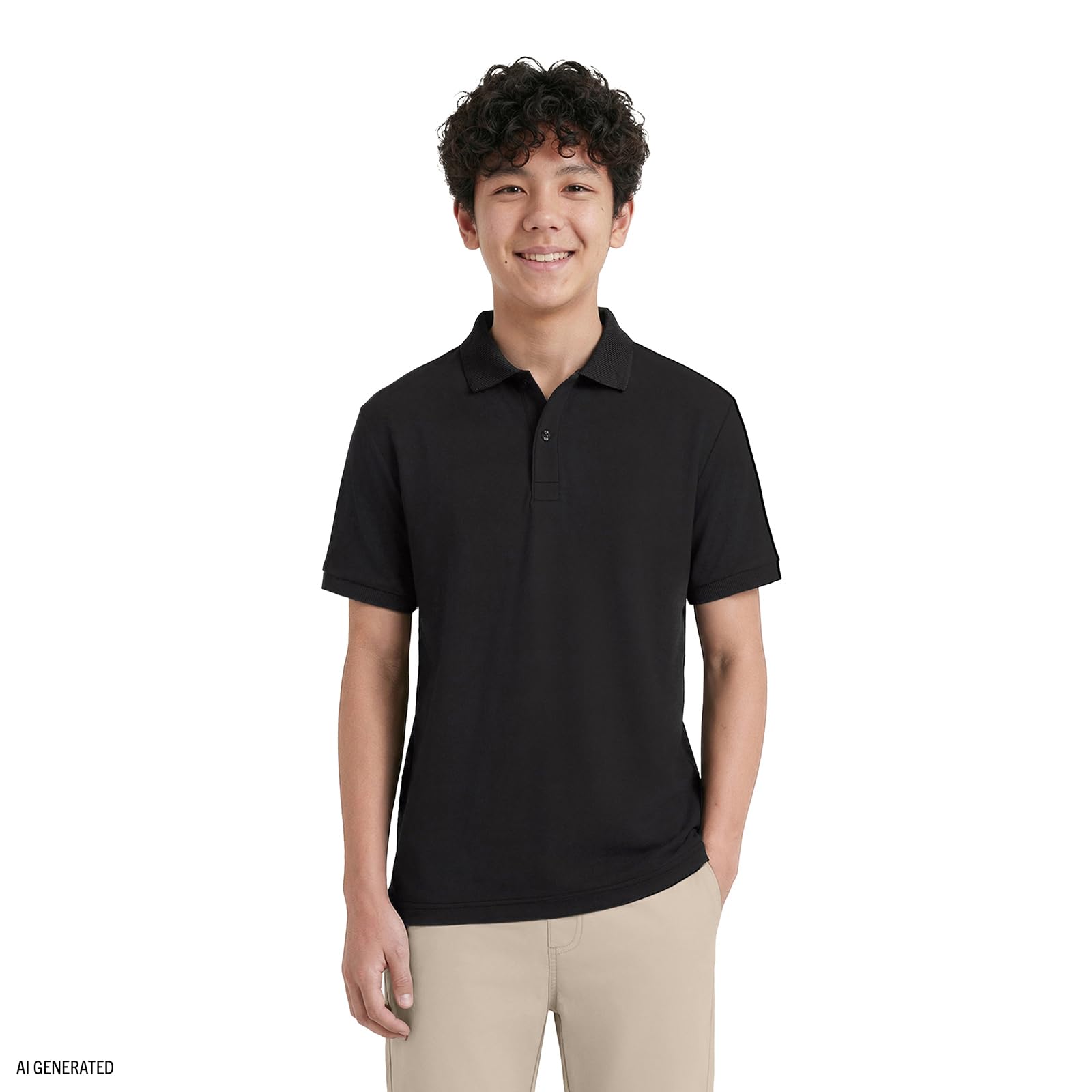 Izod School Uniform Short Sleeve Pique Polo Camisa Niños