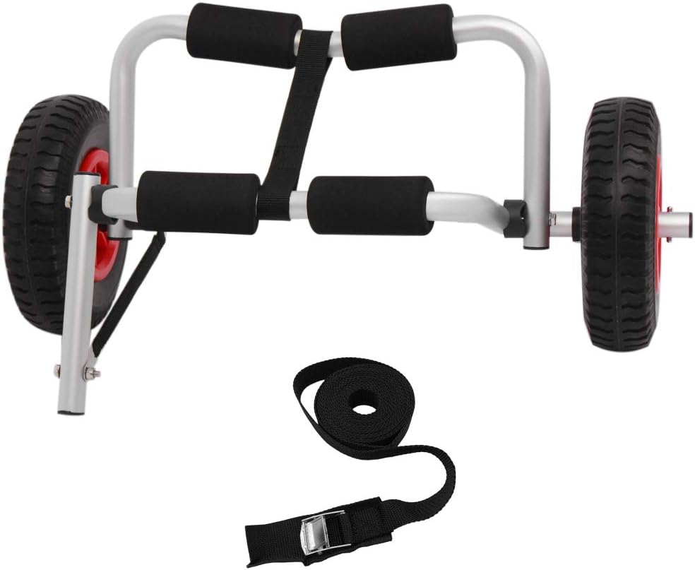 Portable Lightweight Foldable Boat Kayak Carrier Canoe Dolly Tote Trolley Transport Trailer Cart Removable Wheels Portable Lightweight Foldable Boat Kayak Carrier Canoe Dolly Tote Trolley Transport Trailer Cart Removable Wheels