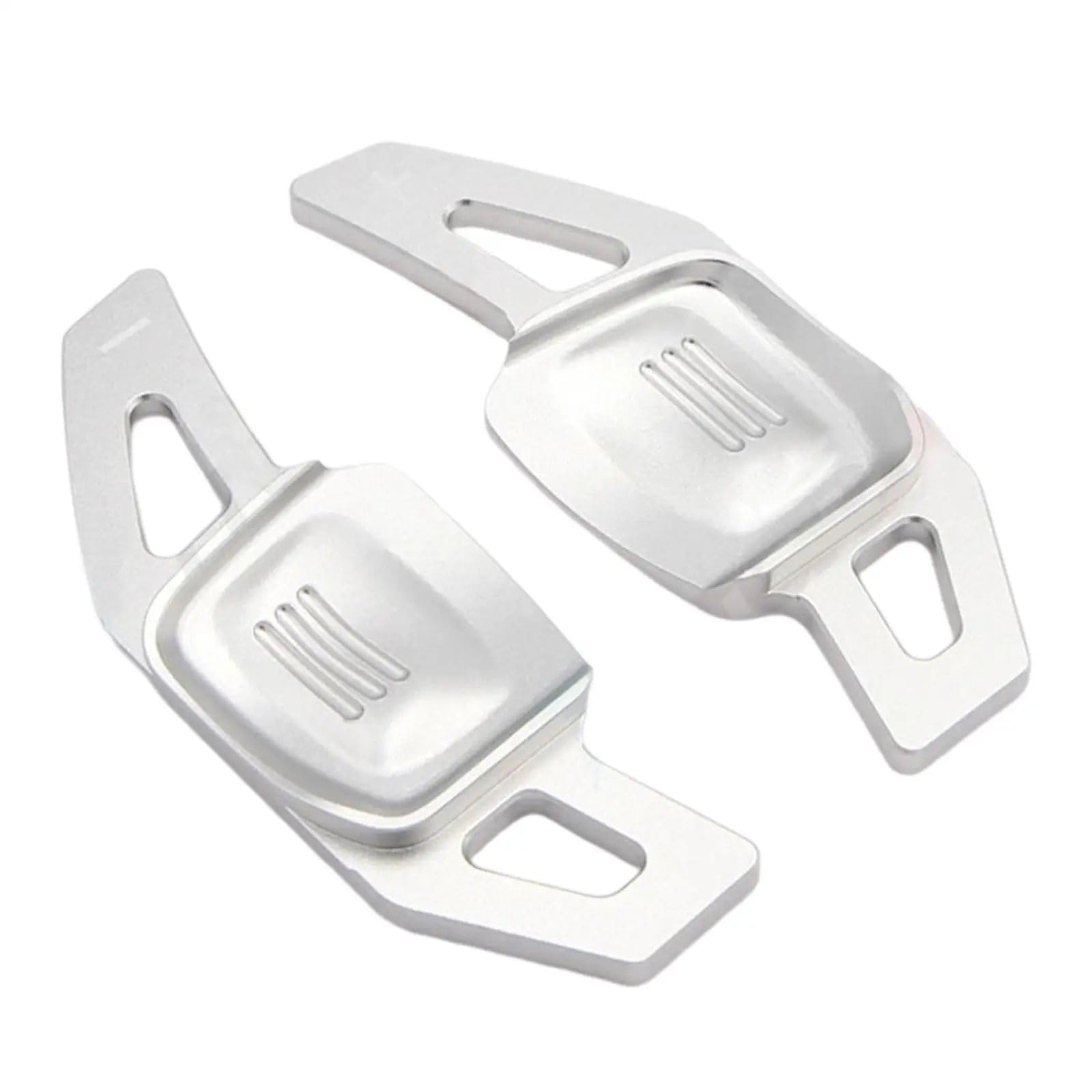 ontto Przedłużenie łopatki kierownicy pasuje do VW Golf 7 Alltrack MK7 Golf 8 MK8 Passat B8 Jetta MK6 Arteon 2013-2022 metalowe Shift Paddle Shifter srebrna