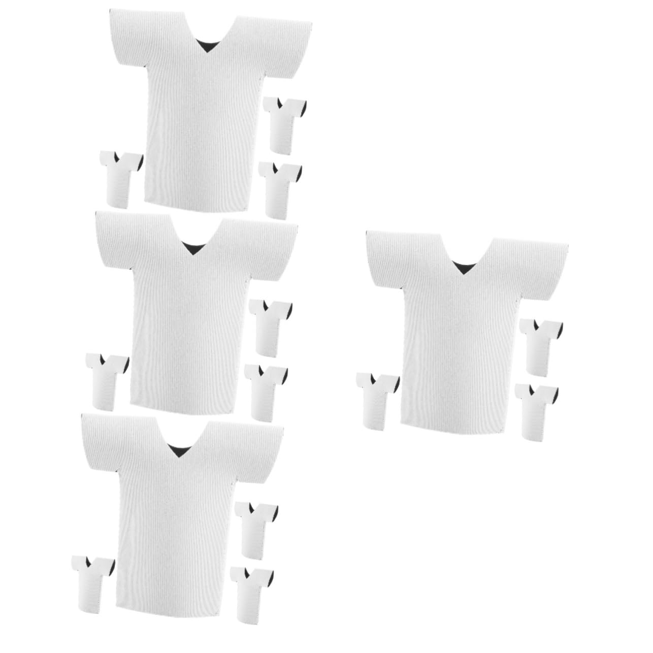 ULTECHNOVO 16 Piezas Protector de Botellas Funda Camiseta de Neopreno Doble Cara para Manualidades Aislante Térmico para Picnic y Playa