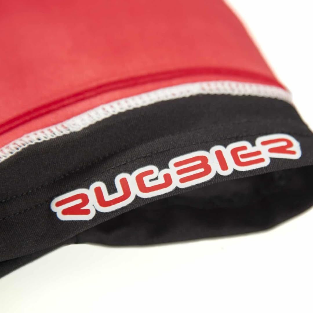 Hombrera de Rugby Profesional para Hombres - Hombrera Rugby Vulcano – Protección de Rugby Acolchada - Categorías Masculinas - Modelo Vulcano Rojo/Negro