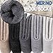 EBMORE Wool Socks for Women Hiking Thermal Warm Winter Thick Boot Cozy Crew Comfy Work Socks for Ladies Stocking Stuffers Gift 5 Pairs(Light Color E)
