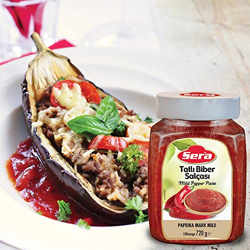 Sera Mild Pepper Paste 25.4 Oz Jar | No Sugar | No Artificial Preservatives | Add A Unique, Peppery Flavor To Your Dishes | Great As A Spread Or In Sandwiches! #TOP4