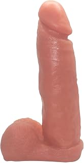 Pênis de Borracha com Saco 20Cm X 4, 5Cm Pele, Vênus Toys, 20Cm