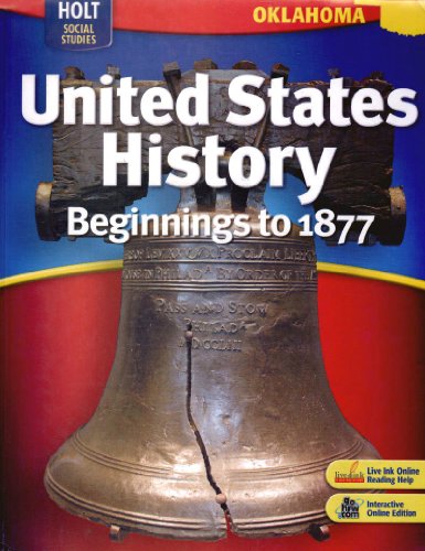 Holt United States History Oklahoma: Student Ed... 0030412323 Book Cover