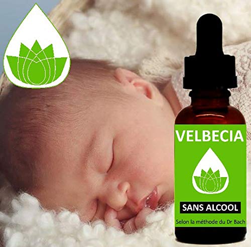 Flores de Bach Beb�, Ni�o Noche tranquila sin alcohol Velbecia 30 ml - Mezcla de flores de Bach para que su hijo duerma m�s tranquilo