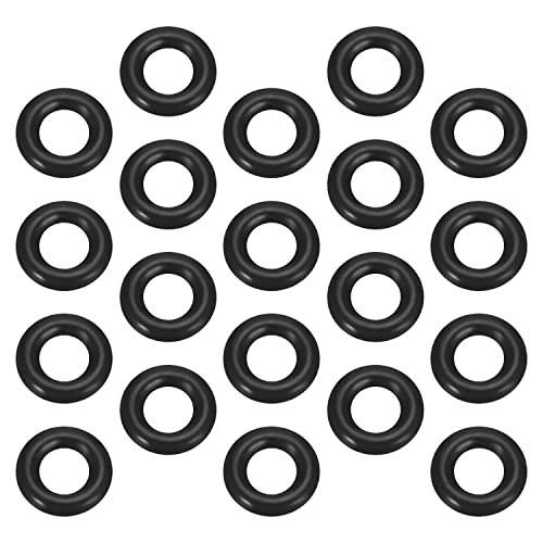 Heyiarbeit 外径10mm 内径5mm 幅2.5mm 200個入り Oリング Oリングセット O型リング ニトリルゴム シリコーンOリング ゴムガスケット ゴムリングセット ラバー パッキン 耐熱 耐油 防水 機械修理 車 エアコン 完全密封 K