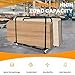 Folding Table Cart, Panel Cart with Swivel Wheels, Heavy Duty Planer cart with 1800LBS & 10 Table Capacity for Party, Banquets, Conferences, and Events