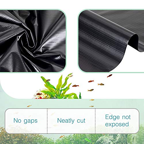Hygger Pond Liner - 10 By 13Ft Fish Pond Liners For Outdoor Ponds, 14.5 Mil Pvc Soft Pond Skins For Fish Ponds, Water Features, Garden Water Fountains, Waterfalls #TOP2