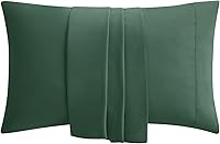 Vista 4 de Empyrean Bedding - Fundas de almohada de microfibra de doble cepillado e hipoalergénica Fundas de almohada de lujo Fundas de almohada de alta