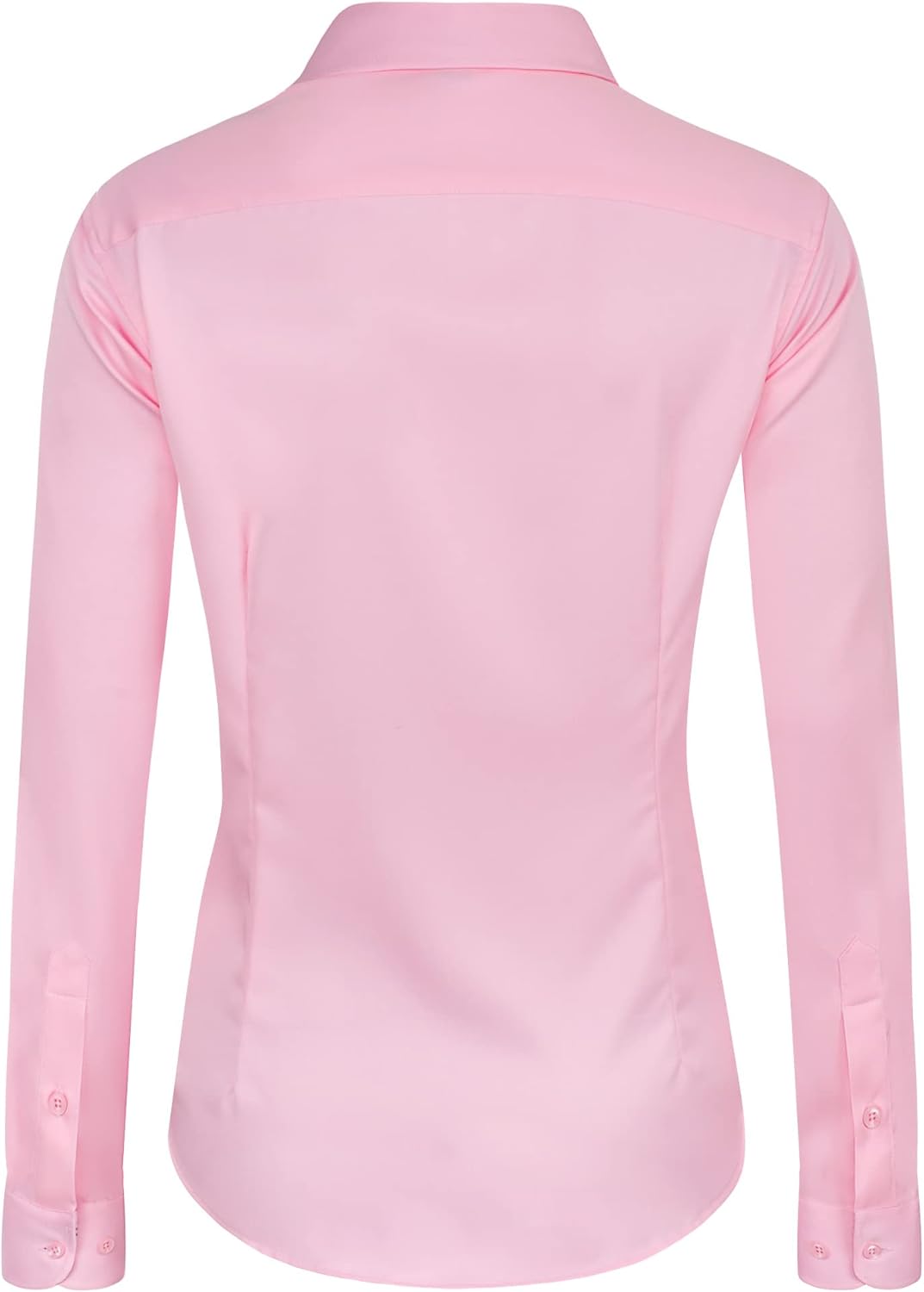 J.VER Womens Dress Shirts Long Sleeve Button Down Shirt Wrinkle-Free Business Casual Blouse Office Work Tops - Image 2