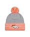 NFL Denver Broncos Women's Snow Crown Redux Knit Beanie, One Size, Gray