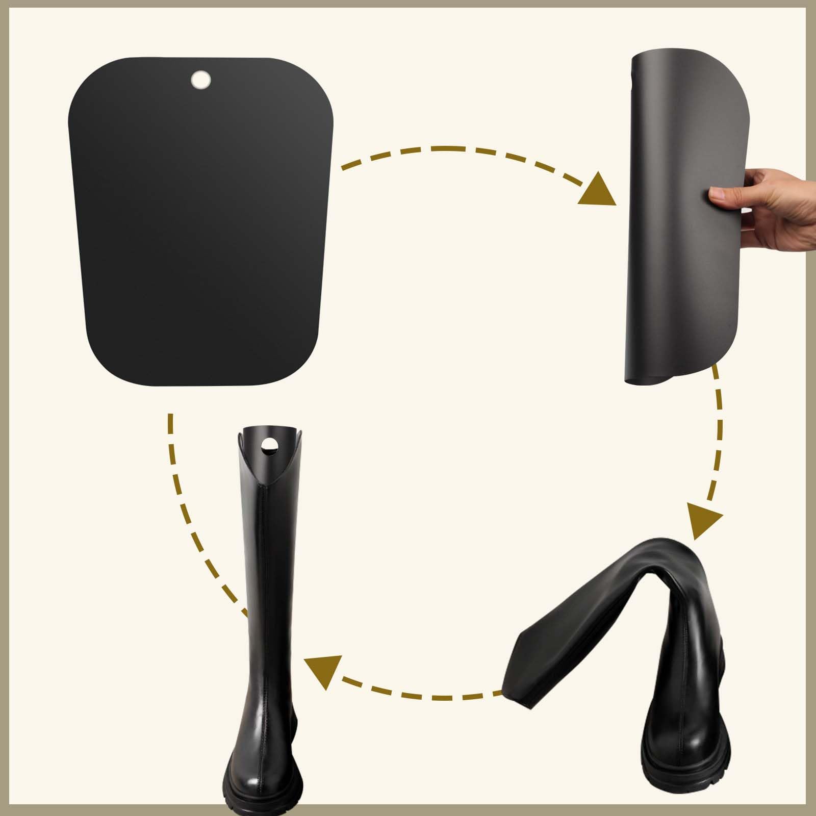 8 piezas de moldeador de botas para mujer, tensor de botas de plástico, soporte alto para botas para hombre y mujer, insertos de forma para botas, soporte y soporte para un agarre óptimo,
