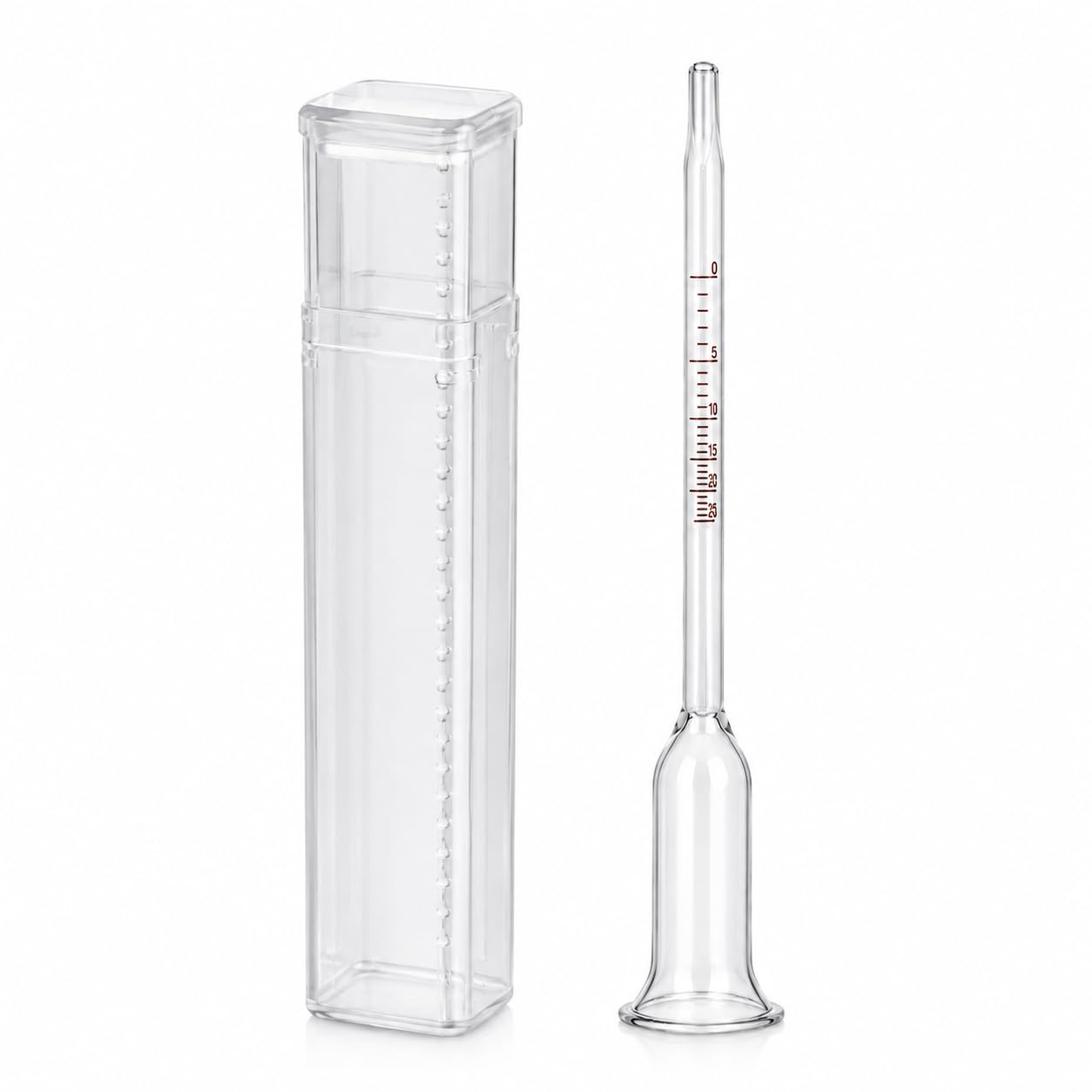 Vinometer for Wine, 0-25% Alcohol Meter Tester for Measuring The Percentage of Alcohol in Wine