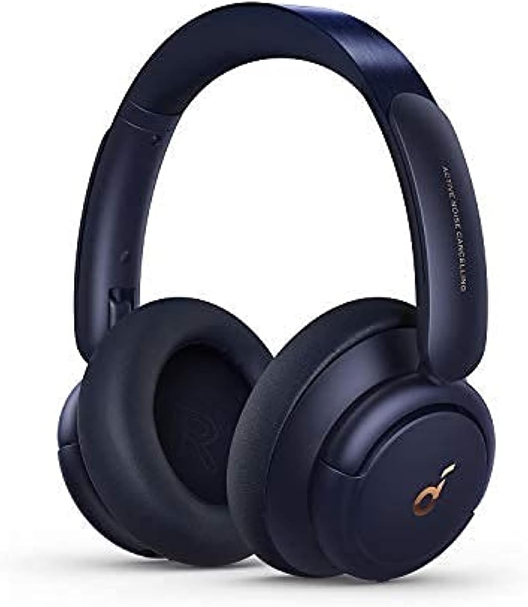Soundcore by Anker Life Q30 Hybrid Active Noise Cancelling Headphones with Multiple Modes, Hi-Res Sound, 40H Playtime, Fast Charge, Soft Earcups, Bluetooth Headphones, Travel(Renewed)