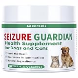 Seizure Guardian for Dogs and Cats - Natural Herbal Help Relieve Anxiety - Slows Seizures, Rests the Brain, Decreases Inflammation