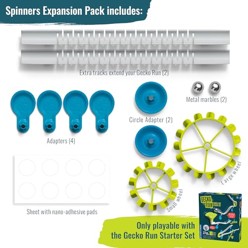 Circuit de billes sans désordre Gecko Run Spinners Thames & Kosmos adhésif repositionnable - 6
