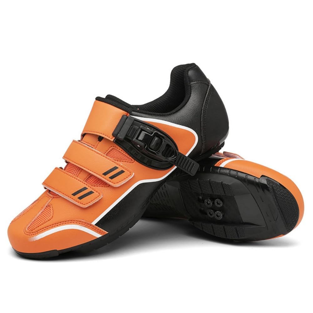 Mateju Chaussure de Cyclisme VTT Homme Femme avec Cale, Unisexes Respirantes Chaussure VTT Compatibles SPD de Vélo Route en Plein Air Sneakers -Modèle T5101