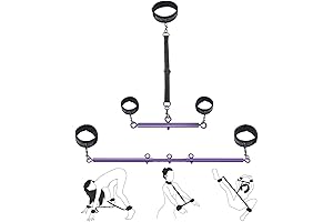 Unleash Intimate Ecstasy: BDSM Spreader Bar Bondage Restraints Kit