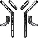 Mounting Dream Soundbar Mount Holds up to 22 LBS, Sound Bar TV Brackets with 2 Adjustable Extension Arms, Soundbar Bracket Fits TV with VESA MAX 600x400mm, Detachable Sound Bar Mount