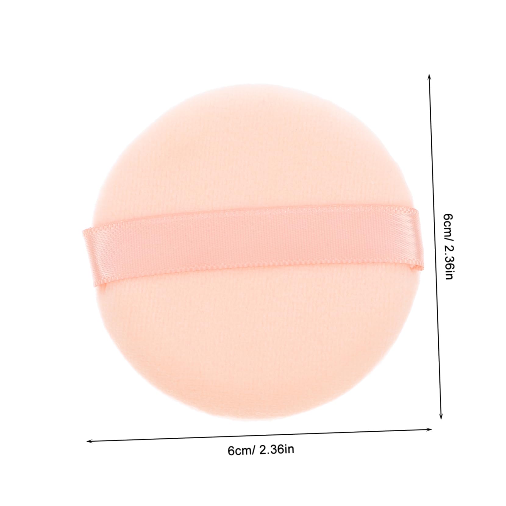 Mikinona 16pcs Round Face Makeup Puff Velvet Powder Puff Brush Soft Cotton Applicator Beauty Tool Set