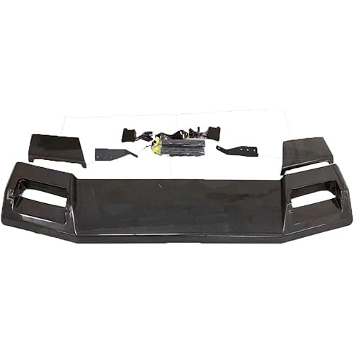 Rear Trunk Roof Spoiler Lip Wings with LED Light Compatible for Mercedes B//ENZ G Class W463 G500 G65 Wagon 2015 UP Carbon Fiber(Black)