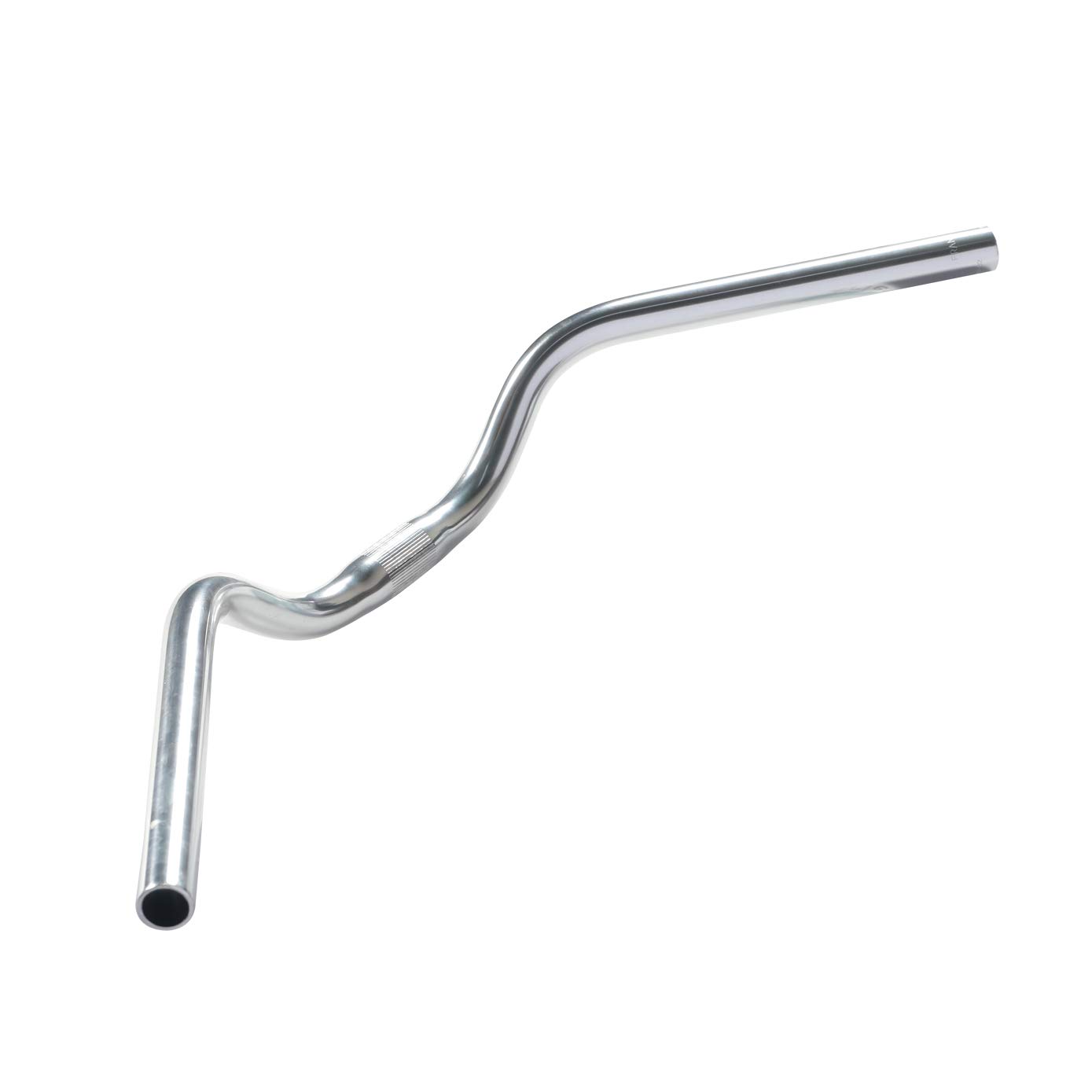 SENQIMountain Bike Road Bike Handlebar Vintage Style Riser Bar Aluminum Alloy (25.4MM x 560MM,580MM,600MM, Silver)