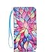 Galaxy S6 Case, JanCalm [Wrist Strap Design][Kickstand] Pattern Premium PU Leather Wallet [Card/Cash Slots] Protective Flip Cover for Samsung Galaxy S6Including -ONE Crystal Pen (Water lily)