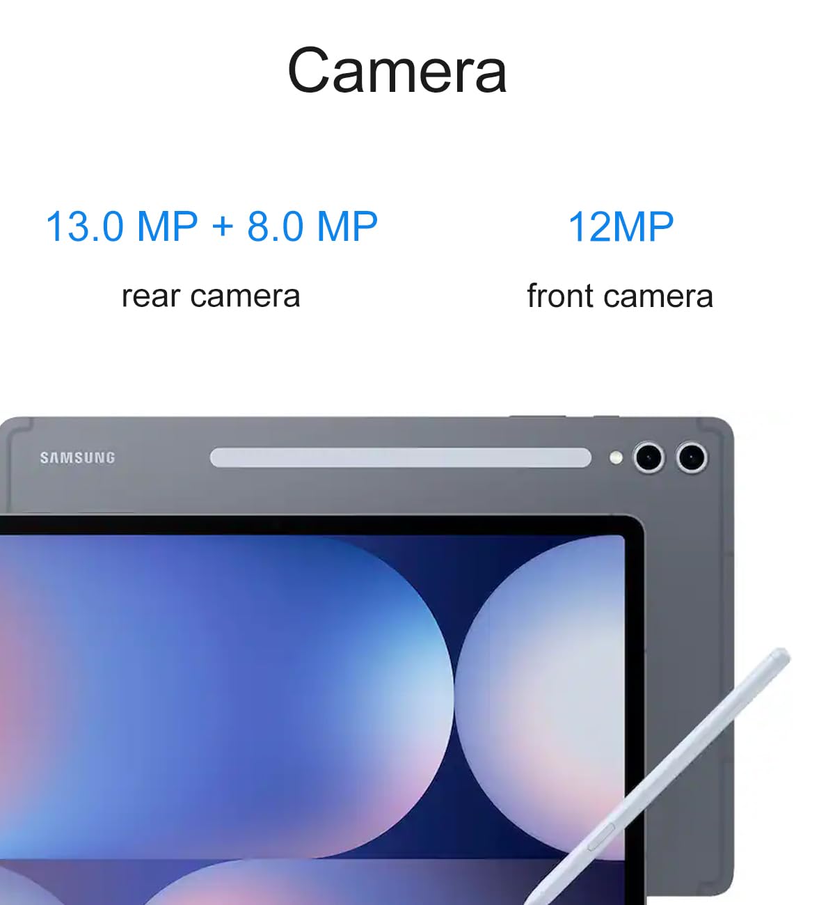 Samsung Galaxy Tab S9 Ultra FE+ Plus AI Android Tablet (14.6" QHD Touchscreen 120Hz, 12GB RAM, 512GB Storage, 16-Hr Long Battery Life, S Pen, 2 Front + 2 Rear Cameras, Lightweight Durable), SM-X910