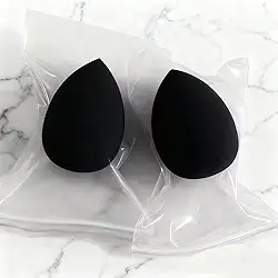 Pacote com 4 esponjas de maquiagem micro porosas em forma de gota - liquidificadores para pó de base
