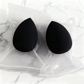 Pacote com 4 esponjas de maquiagem micro porosas em forma de gota - liquidificadores para pó de base