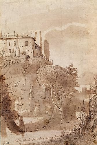 Art mural moderne Claude Lorrain 60x90cm pour donner de la couleur à un mur blanc