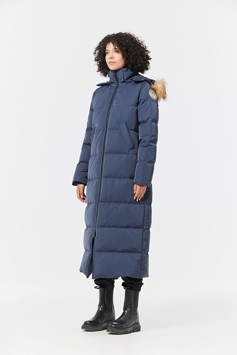 Fitouch Women's Waukee Long Down Coat Parka Jacket | 750+ Fill Power | Full-Length - Image 5