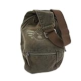 Stiftelaschen Greenburry Vintage Aviator Umhängetasche 31 cm