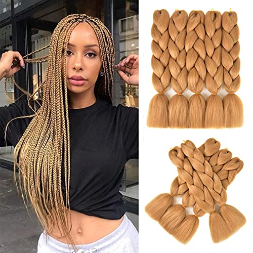 18 Inch New Faux Locs Crochet Hair 5 Packs Crochet Locs Hair Natural Soft Goddess Locs Crochet Hair For Black Women Crochet Braiding Hair Extensions (24 Inch, 27)