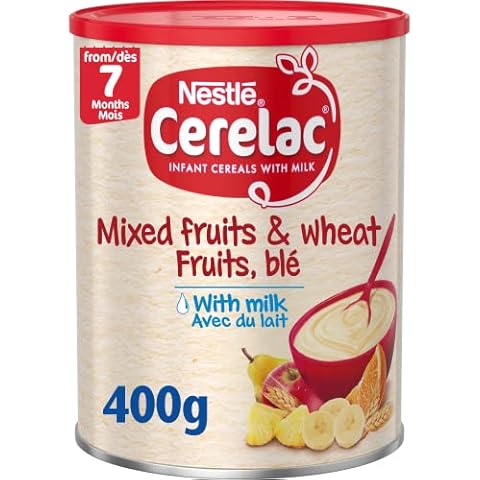 Nestlé Cerelac Mixed Fruits & Wheat with Milk Infant Cereal, 7 months plus, 400g Cover