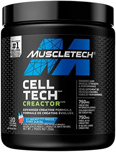 Muscletech Creatine Powder, Cell-Tech Creactor Creatine HCl, Post...