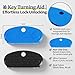 Key Turner Aid 2 Pack Black Blue, for Arthritis Parkinson’s Weak Hands, Adaptive Equipment Daily Living Aid