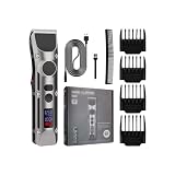 CAIMIAO Professional Hair Clipper with Ceramic Blade - Adjustable Power Trimmer for Salon & Home Use