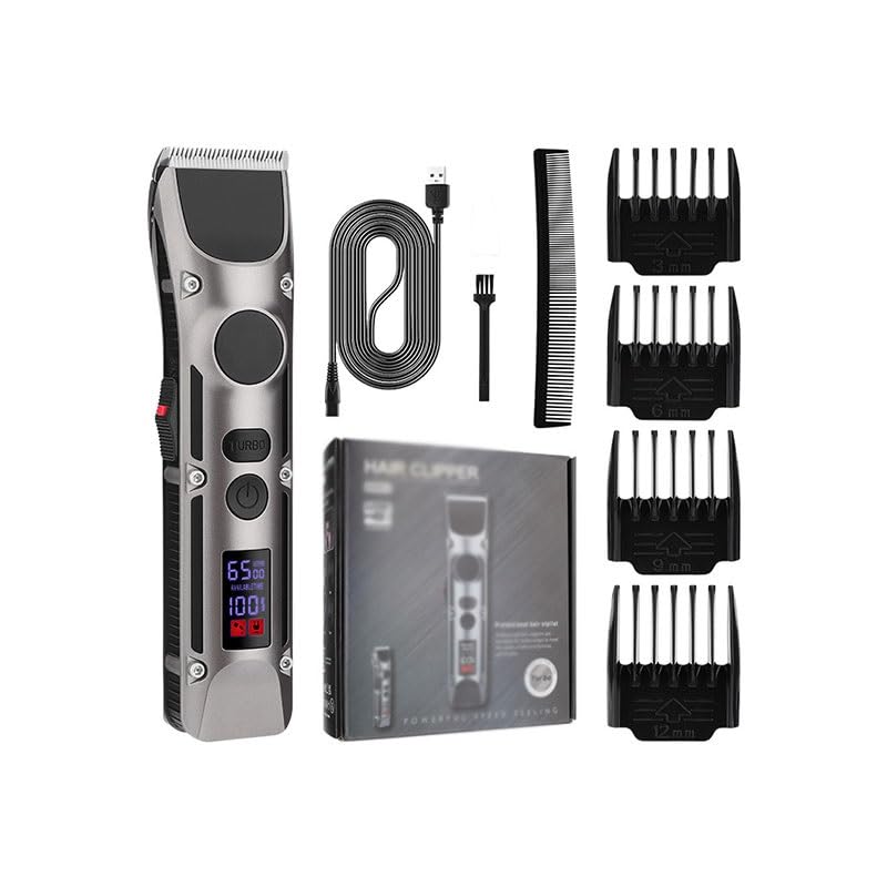 Trimmer di potenza regolabile con lama in ceramica for taglio capelli rasato elettrico for parrucchiere for lo styling della rasatura