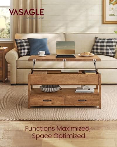 VASAGLE 3-in-1 Lift Top Coffee Table