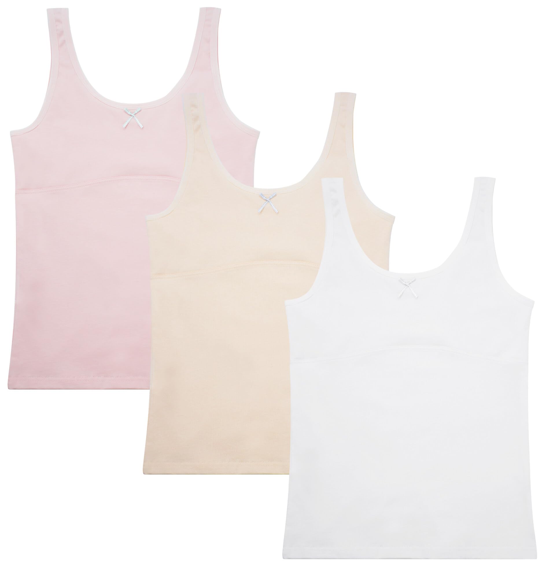 FEOYA Mädchen Sport BH Tank Top Schnell Trocknen Unterwäsche Training Unterhemd Weich Bra Kinder Ärmellos Oberteil Spaghettiträger oder breite Träger Bra Untershirt für 7-12 Jahre M L XL 2XL