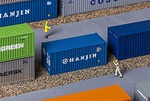Faller FA 180825-20 Container Hanjin, Zubehör für die Modelleisenbahn, Modellbau