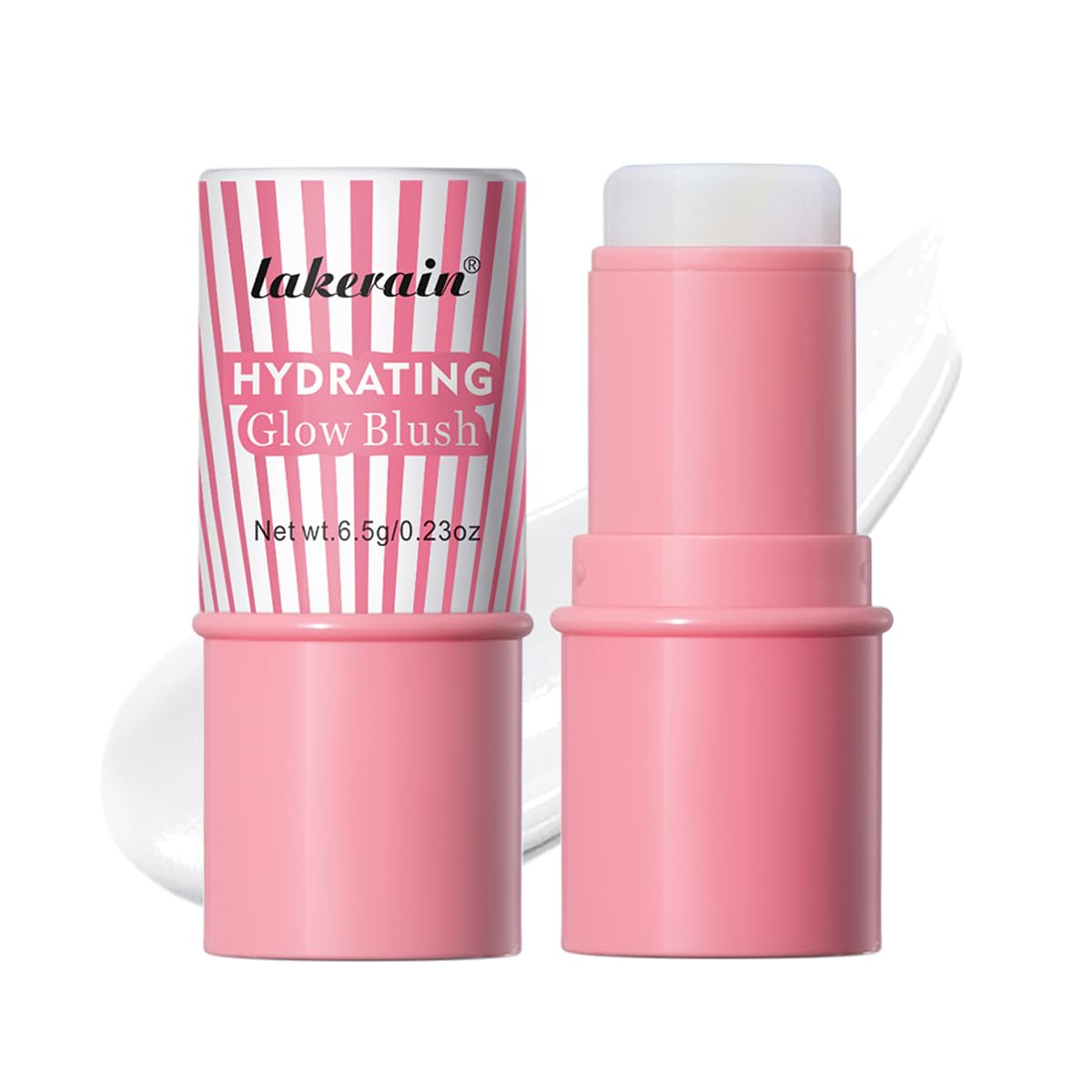 Cream Blush Stick, Natural Glow Finish Looking, Hydrating Lightweight Shiny Long Wearing Blendable Blush for Cheeks & Lips (#2 Cream, 1 PC)