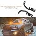 DarSeity Low Profile Mount Hood Hinges Ditch Light Brackets for Ford Ranger 2019-2023, for Auxiliary Off-Road Lighting