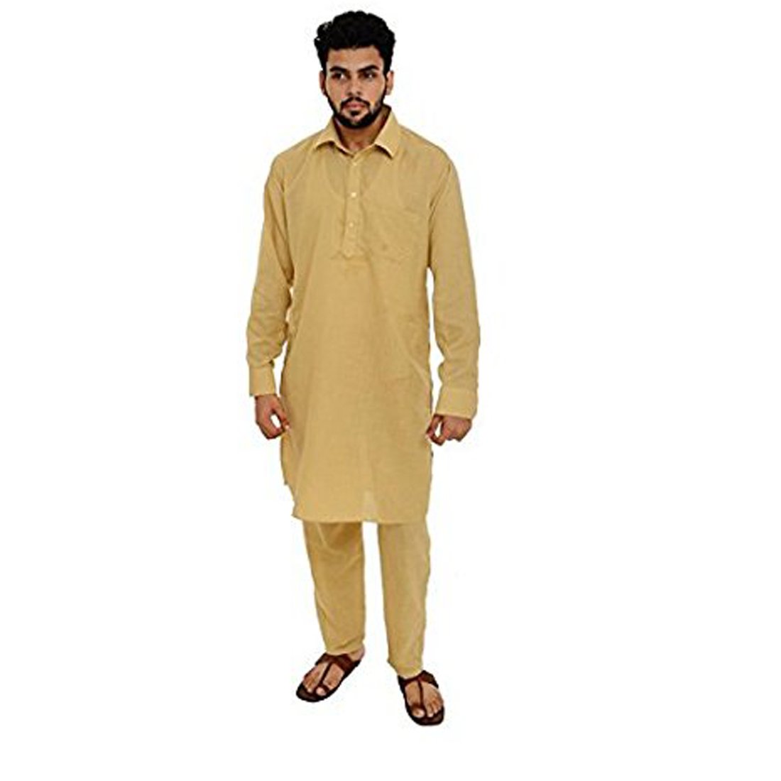 Kurta Pathani Royal ropa cómoda que soluciona la rigidez del traje 4