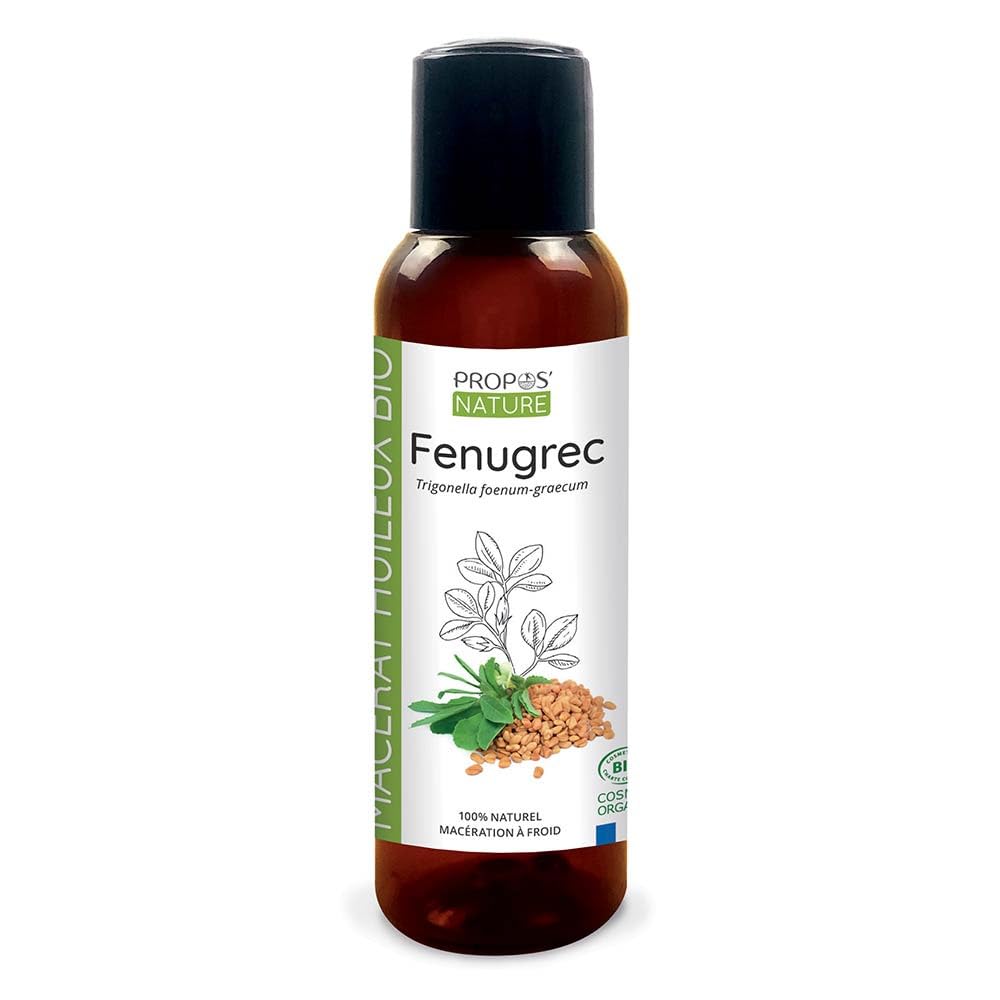Macérât de Fenugrec Bio - Trigonella foenum-​graecum seed extract - Macérât huileux - 100% naturel - 100ml - PROPOS'NATURE