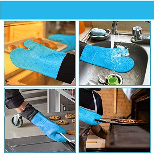 Guantes de silicona resistentes al calor con superficie antidesgaste 3