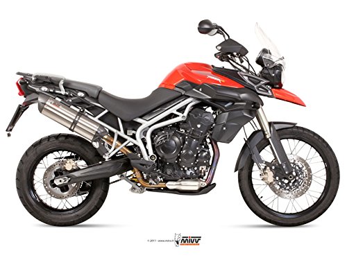 SLIP-ON TRIUMPH TIGER 800 2014 SCARICO MIVV TERMINALE SUONO INOX